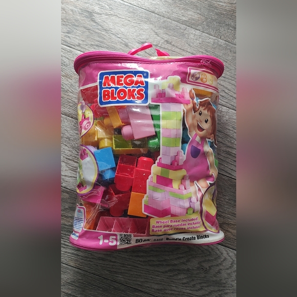 Mega Bloks Big  Building 2 Bags  175 Piece Total Good Condition - Picture 3 of 9